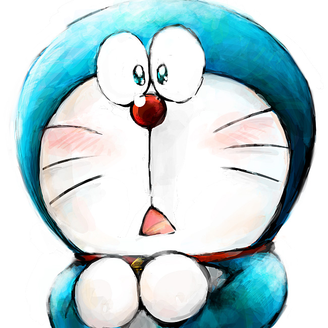 anthro bell blue_body blue_fur blush collar front_view fur hands_together hands_together_elbows_apart machine male open_mouth red_collar red_nose simple_background solo tongue whiskers white_background white_body white_fur mt_tg doraemon doraemon_(character) domestic_cat felid feline felis mammal robot 1:1 2016 shaded