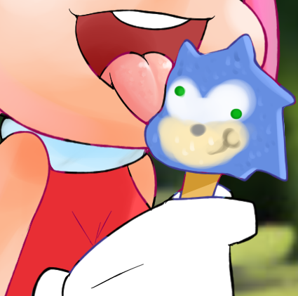 anthro dessert female food ice_cream licking licking_popsicle male male/female open_mouth popsicle solo sonic_popsicle tongue tongue_out minus8 popsicle_(brand) sega sonic_the_hedgehog_(series) amy_rose sonic_the_hedgehog eulipotyphlan hedgehog mammal low_res