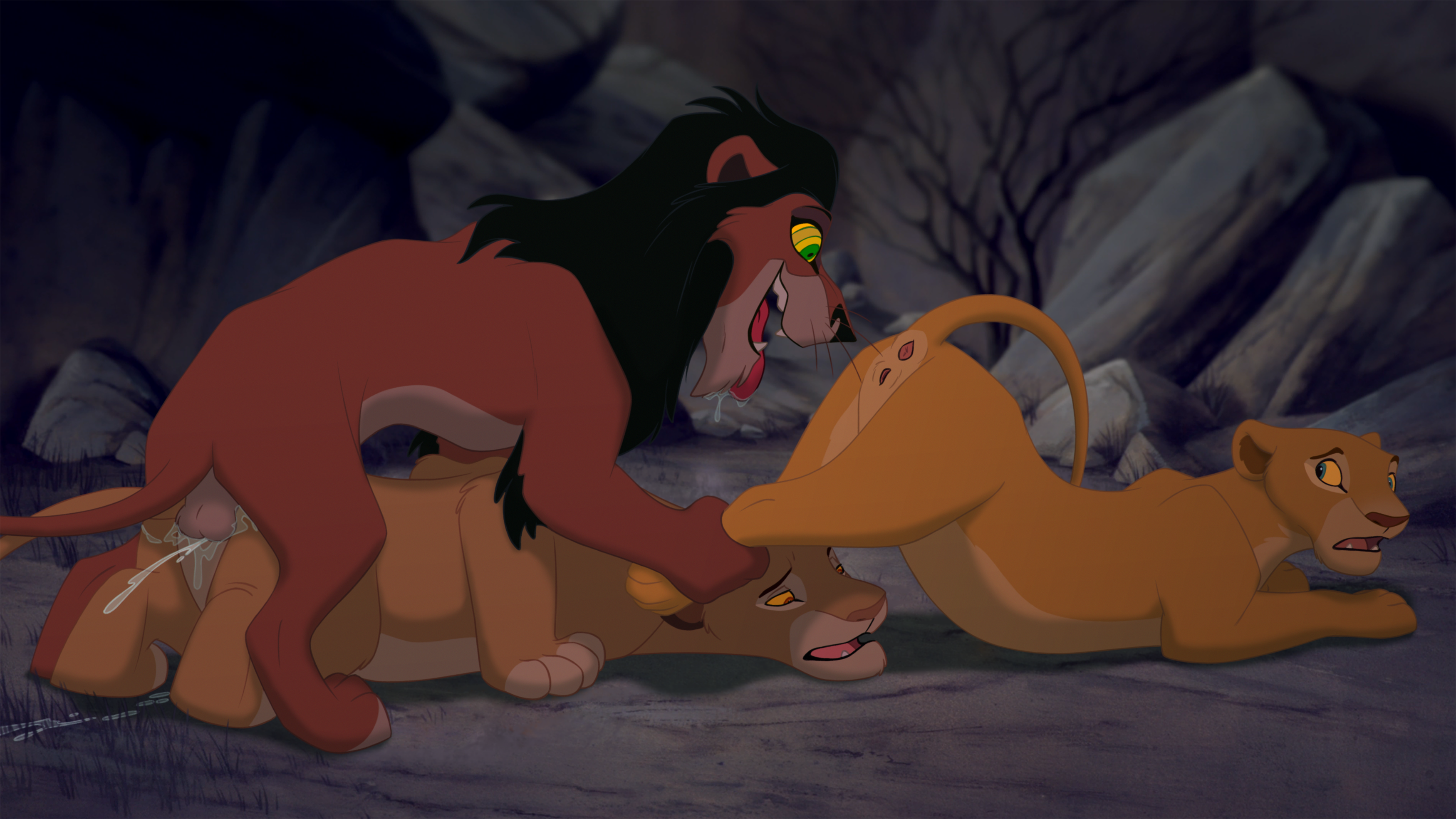 Reactions. bad alternate ending to the lion king. 