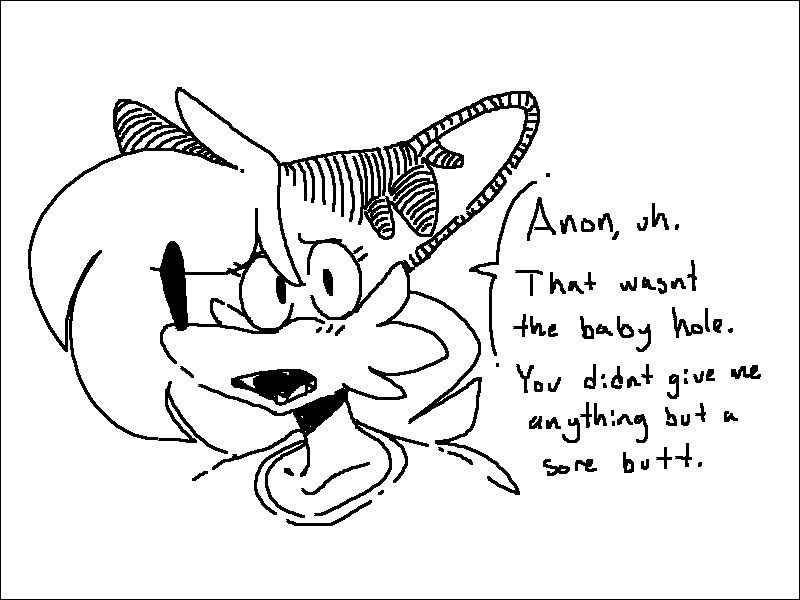 1-bit anthro black_border border dialogue female looking_at_viewer solo talking_to_viewer text sketchytoasty pepper_(sketchytoasty) canid canine fox mammal 4:3 black_and_white english_text monochrome sketch