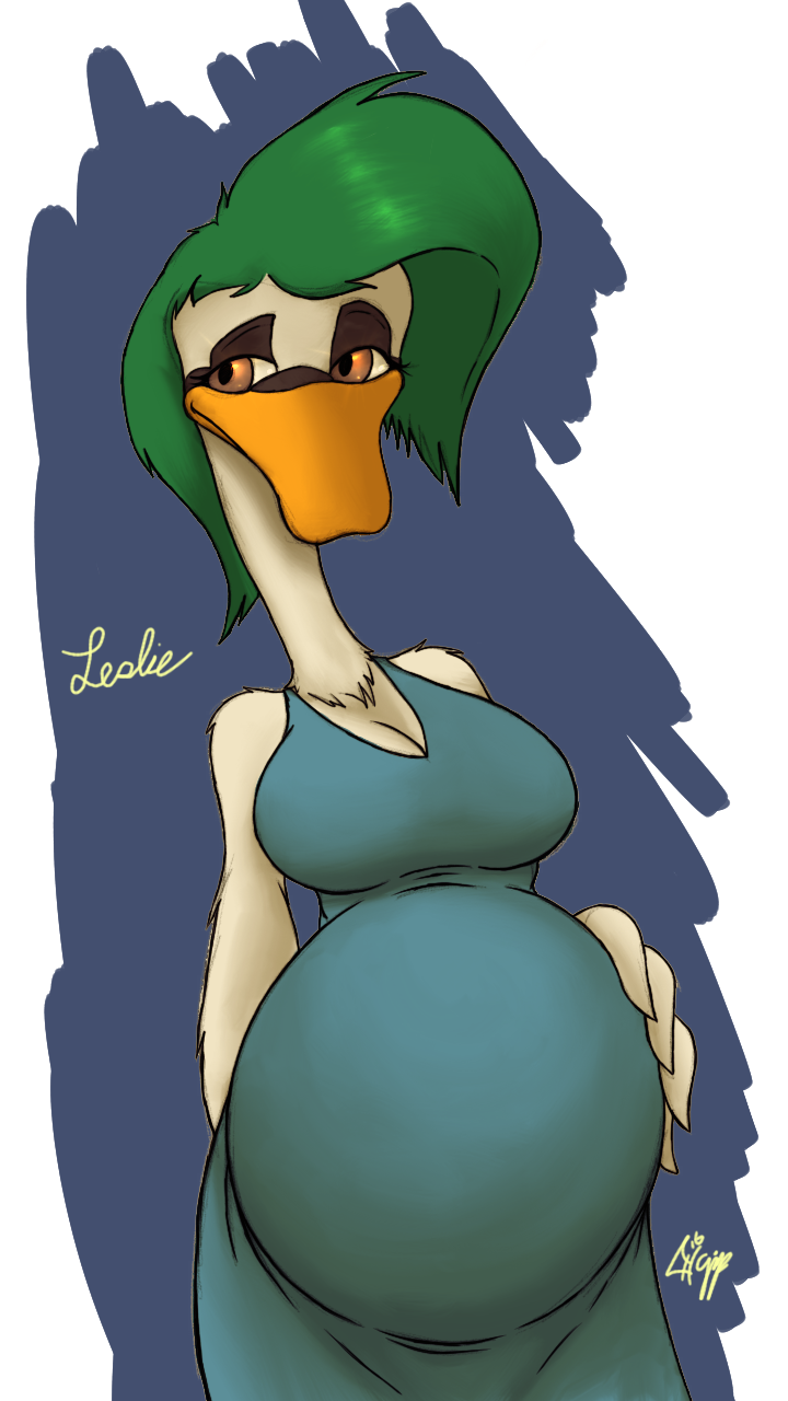 anthro beak belly big_belly breasts cleavage clothed clothing dress eyelashes feathered_wings feathers female front_view hand_on_belly holding_belly non-mammal_breasts orange_beak pregnant pregnant_anthro pregnant_female simple_background solo wings yellow_beak fimp leslie_dipietro anatid anseriform anserinae avian bird mute_swan swan 2016 9:16 alpha_channel character_name dated digital_media_(artwork) hi_res portrait signature three-quarter_portrait