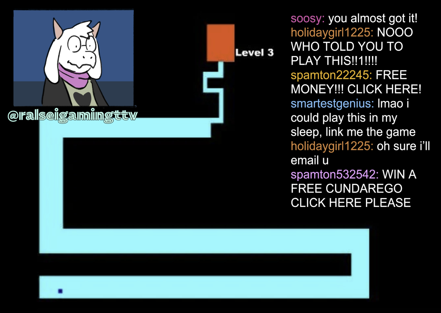 Art by impactzack featuring the character Ralsei from Deltarune