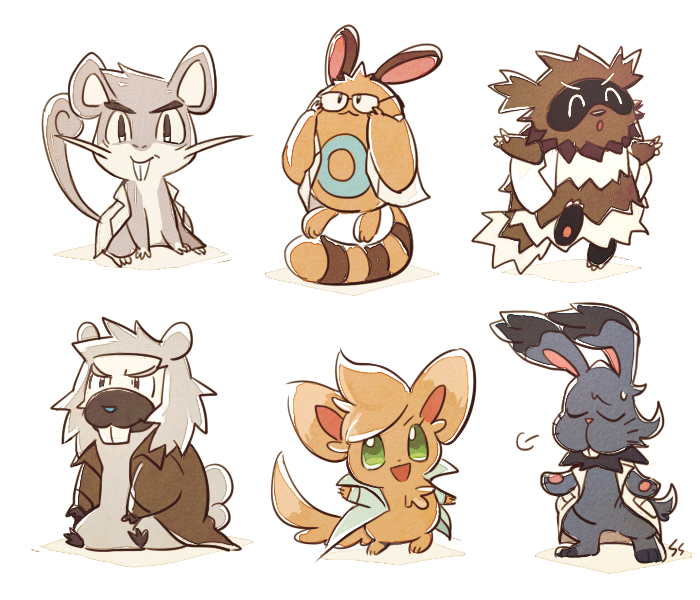 alternate_species anthro brown_body brown_fur buckteeth clothed clothing coat eyes_closed eyewear female feral feralized fur gesture glasses green_eyes grey_body grey_fur group lab_coat male open_mouth pokemon_professor shrug smile teeth topwear ssalbulre nintendo pokemon professor_augustine_sycamore professor_aurea_juniper professor_birch professor_elm professor_oak professor_rowan bidoof bunnelby generation_1_pokemon generation_2_pokemon generation_3_pokemon generation_4_pokemon generation_5_pokemon generation_6_pokemon lagomorph mammal minccino murid murine pokemon_(species) procyonid rattata rodent sentret zigzagoon 2015