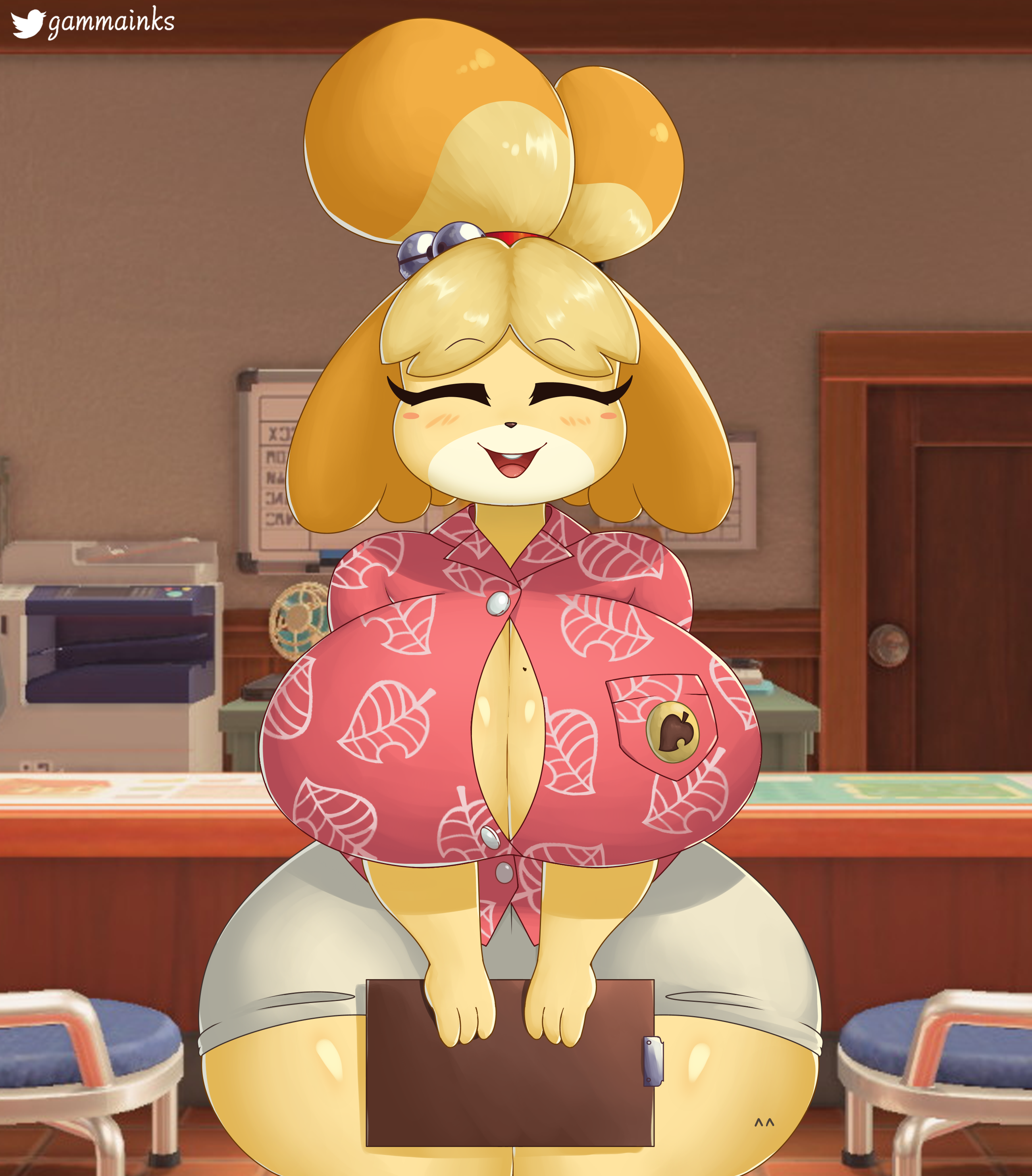 Isabelle animal crossing e621