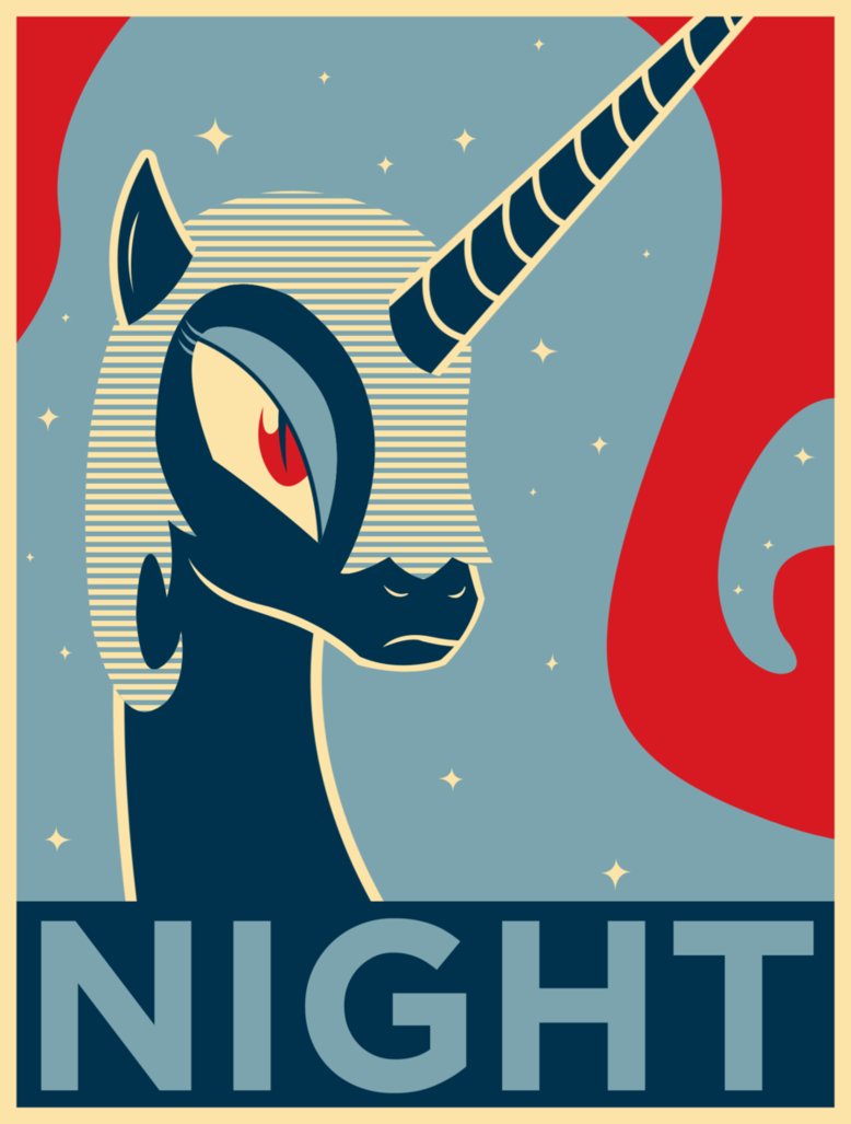 armor female headgear helmet horn poster poster_template solo equestria-election barack_obama_"hope"_poster friendship_is_magic hasbro my_little_pony mythology nightmare_moon_(mlp) equid equine mammal mythological_creature mythological_equine unicorn