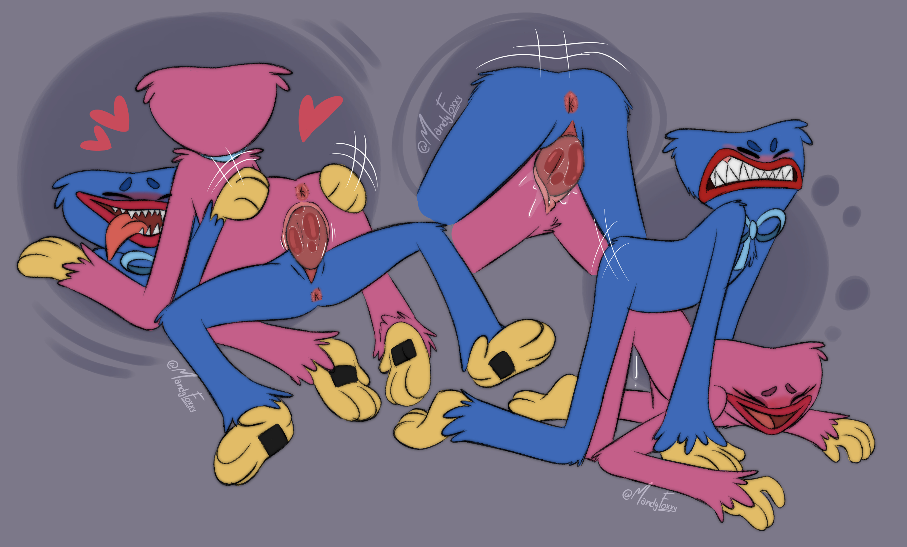 Huggy wuggy x kissy missy r34