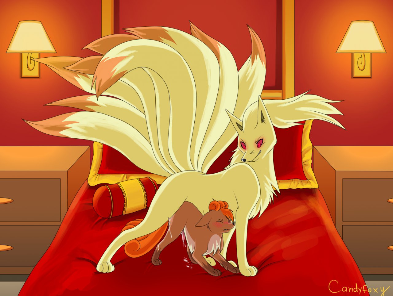 Ninetales By Cheezayballz Hentai Foundry,Ninetails And Vulpix By Starrypoke...