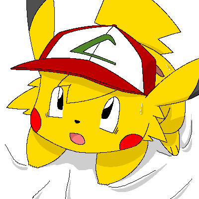 ambiguous_gender bodily_fluids clothing hat headgear headwear solo sweat pasaran nintendo pokemon ashchu generation_1_pokemon mammal pikachu pokemon_(species) rodent 1:1 2012 low_res