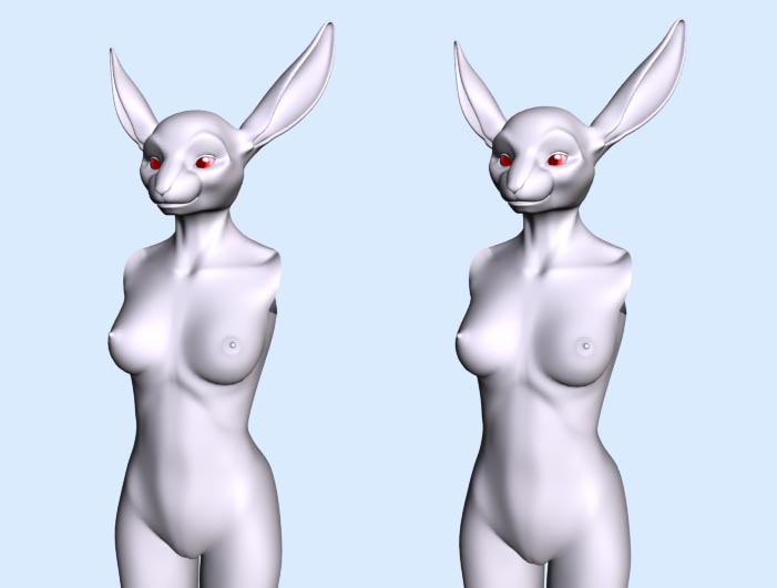 anthro breasts eyefuck female nipples nude red_eyes simple_background solo kasedries lagomorph leporid mammal rabbit 3d_(artwork) cross_eye_stereogram digital_media_(artwork) side_by_side_stereogram stereogram