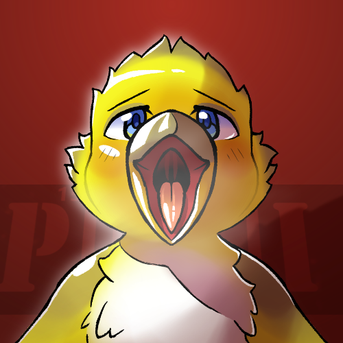 ahegao beak bedroom_eyes blue_eyes blush blush_lines feather_tuft feathers feral looking_pleasured male mouth_shot narrowed_eyes open_mouth seductive solo steam steamy_breath throat tongue tuft yellow_body yellow_feathers periodic xander_(periodic) avian bird finch oscine passerine saffron_finch tanager 1:1 low_res