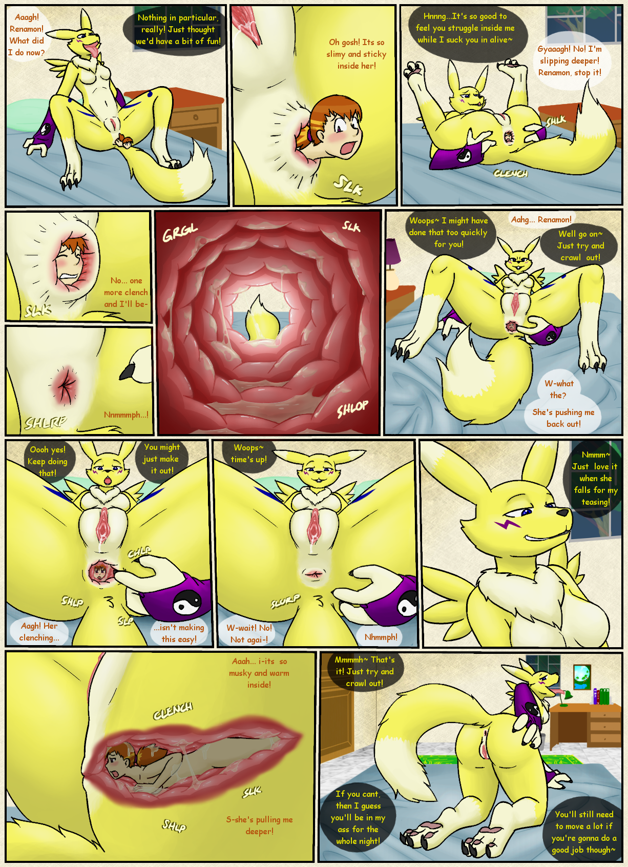 Renamon hentai comics фото 49