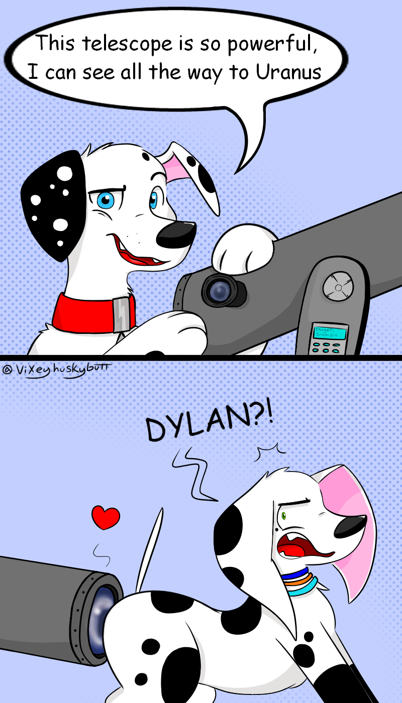 black_markings black_spots dialogue duo emanata female feral floppy_ears fur heart_symbol humor male male/female markings open_mouth pun speech_bubble spots text white_body white_fur vixeyhuskybutt 101_dalmatian_street 101_dalmatians disney dolly_(101_dalmatians) dylan_(101_dalmatians) canid canine canis dalmatian domestic_dog mammal 2021 4:7 comic_sans digital_media_(artwork) english_text hi_res signature brother_(lore) brother_and_sister_(lore) sibling_(lore) sister_(lore)