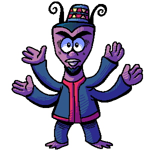 4_arms 4_fingers antennae_(anatomy) anthro barefoot beard bottomwear clothed clothing eyebrows facial_hair feet fez fingers front_view hat headgear headwear jacket multi_arm multi_limb pants purple_body purple_skin simple_background solo standing topwear transparent_background unibrow angry_baby parappa_the_rapper sony_corporation sony_interactive_entertainment guru_ant ant arthropod hymenopteran insect 1:1 2017 alpha_channel digital_media_(artwork) low_res pixel_(artwork)