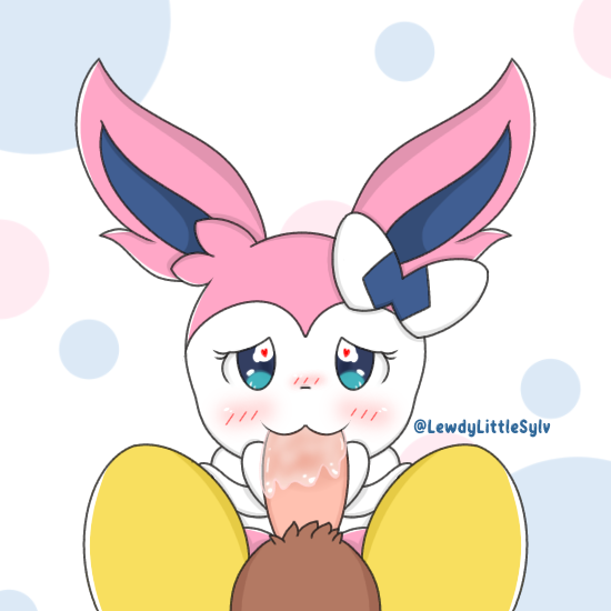 blush bodily_fluids cum cum_in_mouth cum_inside duo erection female female_penetrated genital_fluids genitals looking_at_viewer male male/female male_penetrating male_penetrating_female oral oral_penetration penetration penis semi-anthro sex simple_background aurorasylveon nintendo pokemon aurora_sylveon eeveelution generation_6_pokemon pokemon_(species) sylveon 1:1