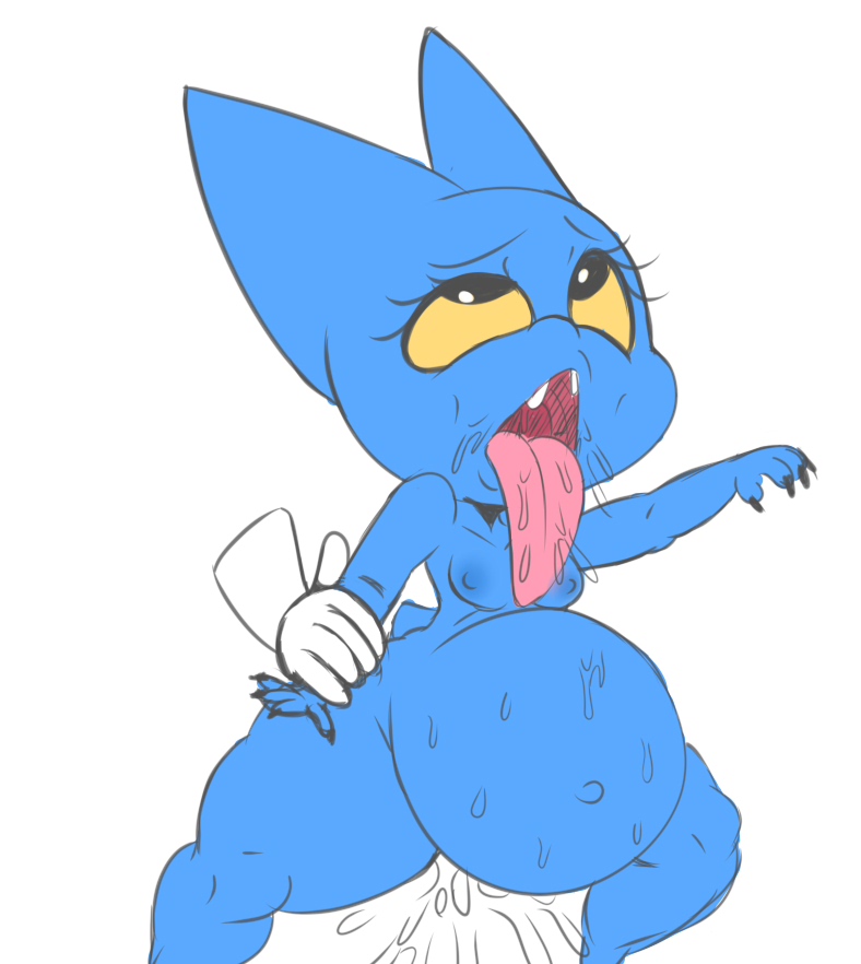 ahegao anthro arm_grab belly big_belly biped black_eyes blue_body bodily_fluids cum cum_inflation cum_inside dripping drooling female female_penetrated genital_fluids hand_on_arm holding_arm inflation looking_pleasured looking_up male male/female male_penetrating male_penetrating_female open_mouth penetration reaching_out saliva saliva_drip saliva_on_tongue sex simple_background sweat thick_thighs tongue tongue_out white_background yellow_sclera neom-daddy cartoon_network mao_mao:_heroes_of_pure_heart adorabat bat mammal 2024 colored digital_media_(artwork) flat_colors