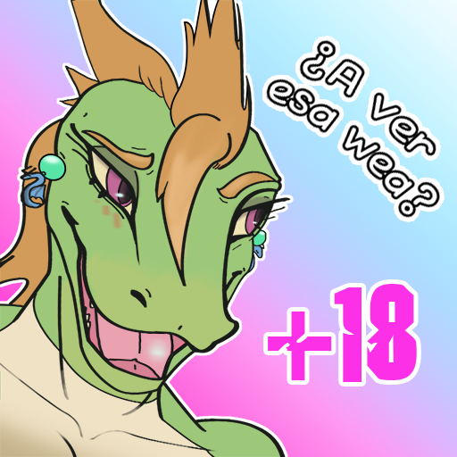 ambiguous_gender anthro blush chilean clothing ear_piercing ear_ring open_mouth piercing punk_hair ring_piercing shirt solo topwear vandclash lizard reptile scalie 1:1