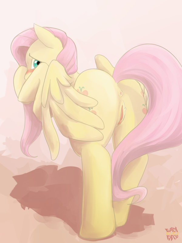 anus blush butt cutie_mark feathered_wings feathers female feral fur genitals hair humanoid_genitalia humanoid_pussy long_hair looking_at_viewer pink_hair pussy solo standing wings yellow_body yellow_feathers yellow_fur norang94 friendship_is_magic hasbro my_little_pony mythology fluttershy_(mlp) equid equine mammal mythological_creature mythological_equine pegasus 2013 3:4