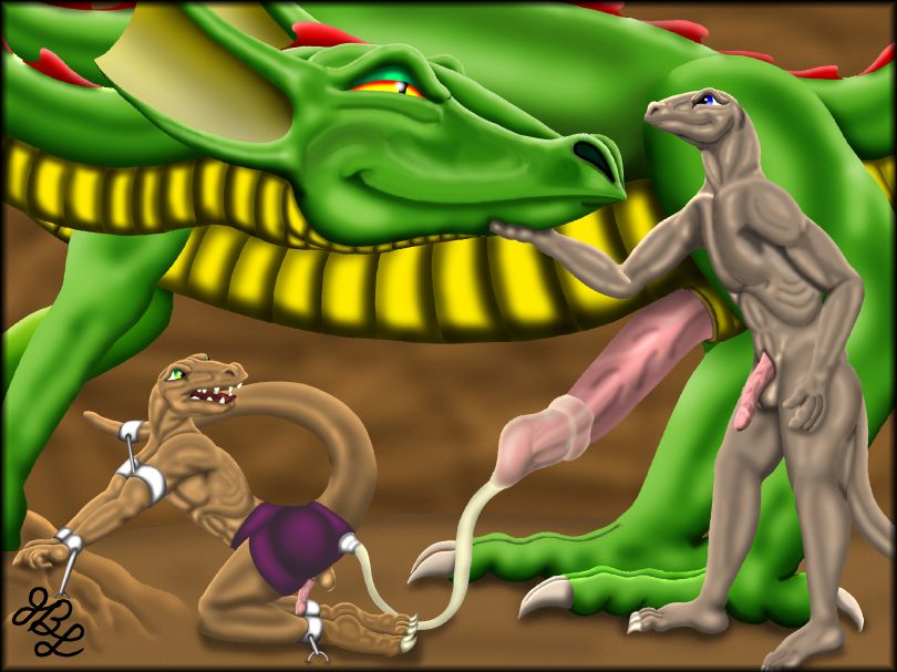 anal_tube anthro balls bdsm bondage bound clothed clothing dominant dominant_male erection feral genitals group male male/male penis smile submissive submissive_male tail topless sauratar mythology dinosaur dragon dromaeosaurid mythological_creature mythological_scalie prehistoric_species reptile scalie theropod velociraptor