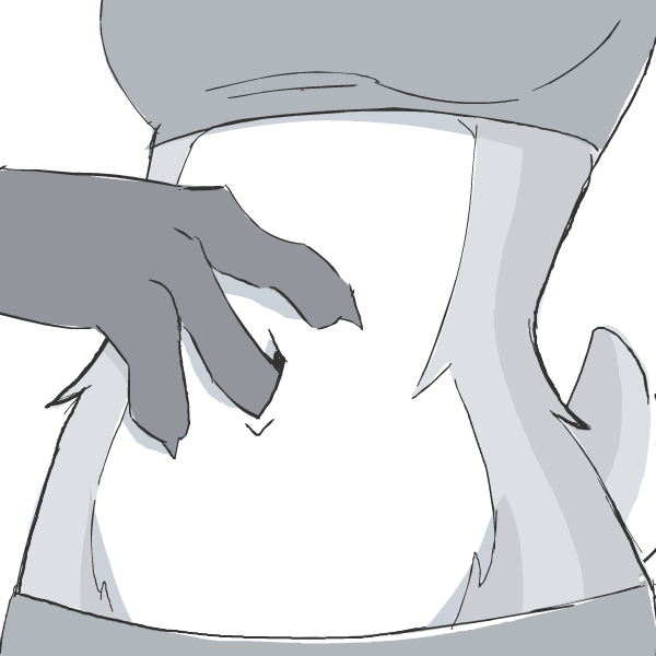 1_finger_fingering ambiguous_gender anthro belly_focus belly_shot breasts claws close-up deep_navel female midriff navel navel_fetish navel_fingering navel_penetration navel_poke navel_rim penetration torso_shot unusual_fingering unusual_penetration nezzux disney zootopia judy_hopps lagomorph leporid mammal rabbit 1:1 2021 monochrome