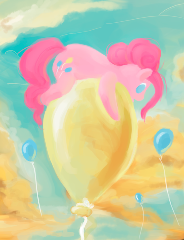 balloon balloon_support blue_eyes cloud cutie_mark female feral fur hair inflatable inflatable_ride inflatable_support lying lying_on_balloon on_balloon on_front open_mouth pink_body pink_fur pink_hair sky solo rodrigues404 friendship_is_magic hasbro my_little_pony pinkie_pie_(mlp) earth_pony equid equine horse mammal pony 2016