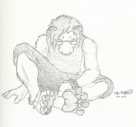 4_toes anklet anthro barefoot clothed clothing digit_ring digitigrade eyewear feet foot_fetish foot_focus foot_grab glasses jewelry male pawpads paws ring solo spread_toes toe_ring toes salem_(hollowvoice) salem_(kreoche) felid lion mammal pantherine