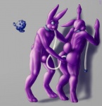 ambiguous_gender anthro anus bdsm bodily_fluids bondage bound butt cum duo felching genital_fluids gimp_suit latex male male/ambiguous male/male male_penetrated penetration total_enclosure mot lagomorph leporid mammal rabbit digital_media_(artwork)