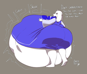 abdominal_bulge anthro belly big_belly big_breasts big_butt black_eyes black_mouth breasts butt clothing eyelashes female grey_background hand_on_belly hand_on_own_belly horn huge_belly huge_butt hyper hyper_belly hyper_butt looking_at_viewer looking_back looking_back_at_viewer mature_anthro mature_female open_mouth open_smile purple_clothing purple_robe rear_view robe simple_background smile smiling_at_viewer solo talking_to_viewer text thick_thighs vore white_body white_ears white_horn oveja-tactica undertale_(series) toriel bovid caprine goat mammal 2025 cel_shading colored digital_media_(artwork) english_text shaded signature