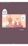 anthro clothed clothing cooking dialogue fur hair nipple_outline speech_bubble text young young_anthro bunnybits conditional_dnp amelie_(bunnybits) claire_(bunnybits) sasha_(bunnybits) lagomorph leporid mammal rabbit 2019 absurd_res comic english_text hi_res letterbox brother_(lore) brother_and_sister_(lore) daughter_(lore) mother_(lore) mother_and_child_(lore) mother_and_daughter_(lore) mother_and_son_(lore) parent_(lore) parent_and_child_(lore) parent_and_daughter_(lore) parent_and_son_(lore) sibling_(lore) sister_(lore) son_(lore)