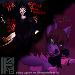 anthro blood blood_on_clothing blood_on_face blood_on_ground blood_on_hand blood_on_object blood_on_weapon bodily_fluids clothed clothing crazy_eyes dialogue dominant dominant_anthro dominant_female evening female female/female forest forest_background from_behind_position fucked_senseless fucked_silly fully_clothed insane light_machine_gun lying nature nature_background nude nude_female on_front plant power_bottom sex text tree weapon hoodsy background_character animal_humanoid canid canid_humanoid canine canine_humanoid human humanoid mammal mammal_humanoid undead zombie 1:1 absurd_res comic english_text hi_res