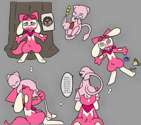 after_transformation anthro arrow_sign balls berry big_balls bird's-eye_view bodily_fluids brown_body brown_hair brown_skin butt cum cum_in_mouth cum_inside dialogue duo ejaculation eyes_closed eyewear eyewear_on_head face_fucking floating food front_view fruit fur genital_fluids genitals goggles goggles_on_head hair half-closed_eyes hand_on_face hand_on_leg hand_on_own_face hand_on_tail high-angle_view interspecies irrumatio kerchief larger_penetrated looking_pleasured lying male male/male male_penetrated multicolored_body multicolored_fur narrowed_eyes neckerchief neckwear on_back oral orgasm penetration penile penile_penetration penis penis_in_mouth permanent permanent_transformation pink_body pink_ears pink_eyes pink_fur pink_kerchief pink_neckerchief pink_nose pink_tail plant rear_view scared sex side_view size_difference smile speech_bubble spiral spiral_eyes standing tail teeth text transformation two_tone_body two_tone_fur white_body white_ears white_fur white_tail lightningb0lt01 nintendo pokemon generation_1_pokemon generation_4_pokemon legendary_pokemon mew_(pokemon) pokemon_(species) riolu 2025 absurd_res digital_media_(artwork) english_text hi_res signature