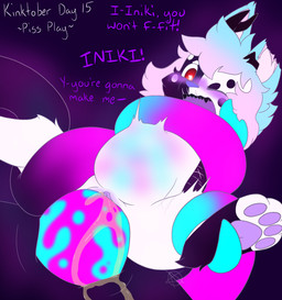 abdominal_bulge andromorph andromorph/male anthro bioluminescence bioluminescent_penis blind blush bodily_fluids disability duo forced forced_urination genital_fluids genitals glowing glowing_genitalia glowing_penis intersex intersex/male male not_going_to_fit peeing peeing_on_another peeing_while_penetrated penetration penis questionable_consent restrained restrained_by_tentacles ridiculous_fit size_difference tentacles urine freak_magic1369 iniki_(freak_magic1369) magic_(freak_magic1369) demon domestic_cat felid feline felis hybrid mammal reptile scalie snake tentacut tentacut_alien wither_beast wither_beast_(freak_magic1369) absurd_res hi_res adult_(lore) nonbinary_(lore)