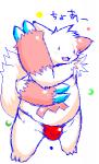 bulge chubby claws fur_markings japanese_text kemono male nintendo open_mouth pokémon simple_background solo teeth text underwear video_games yami zangoose
Rating: Questionable
Score: 0
User: terminal11
Date: April 23, 2014