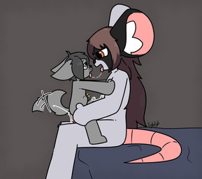 abdominal_bulge adult_on_young after_kiss age_difference anal anal_orgasm anal_penetration anthro anthro_on_anthro anthro_penetrated anthro_penetrating anthro_penetrating_anthro black_body black_ears black_fur black_nose bodily_fluids brown_hair butt cum cum_in_ass cum_inside cum_on_belly cum_on_body cum_while_penetrated cumshot duo ejaculation eye_contact eyewear from_front_position fur genital_fluids genitals glasses grey_body grey_ears grey_eyes grey_fur grey_hair grey_tail hair half-closed_eyes hand_on_arm hand_on_leg hands-free larger_male long_hair looking_at_another looking_pleasured male male/male male_on_bottom male_on_top male_penetrated male_penetrating male_penetrating_male mastery_position motion_lines mouse_tail multicolored_body multicolored_fur multicolored_hair narrowed_eyes older_male on_bottom on_top orange_eyes orgasm penetration penile penile_penetration penis penis_in_ass pink_tail saliva saliva_string sex side_view simultaneous_orgasms sitting size_difference smaller_male smaller_on_top smaller_penetrated tail tail_motion tailwag tongue tongue_out two_tone_body two_tone_fur two_tone_hair young young_anthro young_male young_penetrated younger_male younger_penetrated lightningb0lt01 meru_(atinydom) canid canine fennec_fox fox mammal mouse murid murine rodent true_fox 2025 absurd_res digital_media_(artwork) hi_res signature