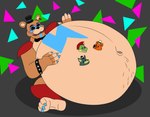 alejo_garci alligator alligatorid animatronic anthro bear belly belly_fur belly_slap belly_slapping big_belly canid canine canis crocodilian fan_character five_nights_at_freddy's five_nights_at_freddy's:_security_breach fur glamrock_freddy group hand_on_belly hi_res huge_belly hyper hyper_belly machine male male/male male_pred male_prey mammal montgomery_gator multiple_prey navel navel_outline original_character predator/prey reptile robot satisfied satisfied_look scalie scottgames sitting sitting_on_ground slap solo steel_wool_studios vore wolf