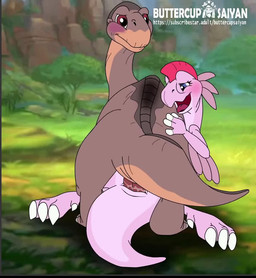 2_penises anatomically_correct anatomically_correct_genitalia animal_genitalia animal_penis blush bodily_fluids cloaca cum duo female female_penetrated feral genital_fluids genitals hemipenes leaking_cum male male/female male_penetrating male_penetrating_female multi_genitalia multi_penis open_mouth orgasm penetration penile penile_penetration penis penis_in_vagina sex spread_legs spreading tail teeth tongue tongue_out vaginal vaginal_penetration young buttercup_saiyan don_bluth the_land_before_time littlefoot ruby_(the_land_before_time) dinosaur diplodocid diplodocoid oviraptorosaur prehistoric_species reptile saurischian sauropod sauropodomorph scalie theropod 2d_animation animated high_framerate motion_tweening short_playtime sound video watermark