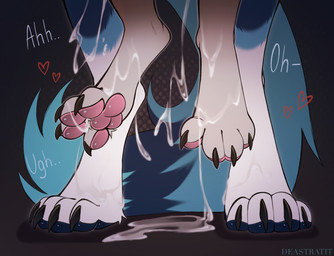 4_toes ambiguous/ambiguous ambiguous_gender anthro big_dom_small_sub black_pawpads blue_body blue_fur blue_tail bodily_fluids carrying_another carrying_partner claws cum cum_drip cum_on_feet cum_on_ground cum_overflow cum_string cumshot dangling dangling_legs dominant dripping duo ejaculation faceless_ambiguous faceless_character feet fluffy fluffy_tail foot_focus front_view fur fuzzy genital_fluids grey_background grey_body grey_fur heart_symbol hindpaw holding_another holding_partner leg_cropped_sex leg_focus lifted lifting lifting_another lifting_partner moan multicolored_body nude obscured_penetration obscured_sex orgasm partners pawpads paws pink_pawpads sex simple_background size_difference standing tail text toes white_body white_fur white_paws deastratit lexxvr thejerryfox canid canine canis fox grey_fox mammal urocyon wolf 2025 digital_drawing_(artwork) digital_media_(artwork) english_text half-length_portrait hi_res portrait signature male_(lore)