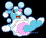 bubble clean_diaper clothed clothing diaper diaper_under_pseudo_clothing exposed_diaper female feral giggling happy looking_up lying open_mouth pattern_diaper pink_diaper pseudo_clothing simple_background smile solo spotted_diaper wearing_diaper shambles nintendo pokemon brionne generation_7_pokemon mammal marine pinniped pokemon_(species) 2016 alpha_channel hi_res