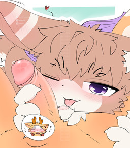 ambiguous_fluids anthro antlers blush bodily_fluids brown_body brown_fur butt cape claws clothing duo erection fingers fur genital_fluids genitals hair horn humanoid_genitalia humanoid_penis looking_at_viewer male male/male mask nude one_eye_closed open_mouth paws penis precum purple_accessory purple_eyes purple_scarf red_cape red_clothing scarf scut_tail short_tail simple_background smile tail tan_body tan_fur tongue tongue_out white_body white_fur bikabe3m asian_mythology chinese_mythology east_asian_mythology fabulous_beasts fenz_(studio) mythology sibuxiang_the_deer_(fabulous_beasts) tuye_(fabulous_beasts) deer lagomorph leporid mammal moon_rabbit rabbit digital_media_(artwork)