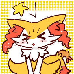 >o< ambiguous_anthro ambiguous_gender anthro biped blush emanata food front_view frown object_in_tail open_frown open_mouth shrimp_(food) simple_background snout solo standing star_polygon tail annyui0611 nintendo pokemon braixen canid generation_6_pokemon mammal pokemon_(species) 1:1 2022 digital_drawing_(artwork) digital_media_(artwork) half-length_portrait hi_res japanese_description portrait translated_description