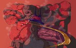 abs anthro balls biceps big_balls big_muscles big_penis black_body black_fur black_stripes clothed clothing erection fur genitals gesture gold_thong hair hand_gesture huge_balls huge_muscles huge_penis humanoid_genitalia humanoid_penis hyper hyper_balls hyper_genitalia hyper_muscles hyper_penis looking_at_viewer male muscular muscular_anthro muscular_male musk musk_clouds nipples pecs penis pointing pointing_at_penis pubes red_body red_fur simple_background smile smiling_at_viewer smirk smirking_at_viewer solo standing stretched_clothing striped_body striped_fur stripes tail teeth thong topwear underwear remert nintendo pokemon felid generation_7_pokemon incineroar mammal pokemon_(species) digital_media_(artwork) hi_res