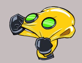 ambiguous_gender anthro clothing eyewear gesture glistening glistening_body glistening_clothing gloves goggles hand_behind_back handwear latex latex_clothing latex_skinsuit mask pulling_mask raised_arm simple_background skinsuit solo tail tight_clothing owy bloons_tower_defense ninja_kiwi glue_gunner haplorhine mammal monkey primate