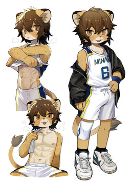 abs adolescent anthro basketball_shorts basketball_uniform black_markings bodily_fluids clothed clothing footwear fur jacket kemono looking_at_viewer male markings muscular muscular_anthro muscular_male muscular_young nipples pecs shirt shoes simple_background sneakers solo sportswear sweat sweatdrop tan_body tan_fur tank_top topless topwear towel towel_around_neck undressing undressing_self uniform young young_anthro young_male kuromu felid lion mammal pantherine absurd_res hi_res