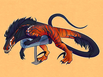 animal_genitalia animal_penis balls bodily_fluids breeding_mount drooling erection feral fur genitals male masturbation penetration penile penile_masturbation penis saliva sex_toy sharp_teeth simple_background solo tail teeth miles.smilodon monster psyraptor hi_res