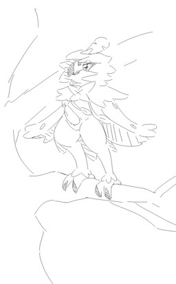 erection feathers feet genitals looking_at_viewer male penis simple_background smile solo talons tapering_penis toes white_background wings shinyumbre nintendo pokemon avian bird decidueye generation_7_pokemon pokemon_(species) 2016 aliasing black_and_white digital_media_(artwork) hi_res monochrome sketch