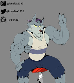 5_fingers anthro backwards_baseball_cap backwards_hat baseball_cap big_muscles black_nose blue_bottomwear blue_clothing blue_shorts bottomwear bulge clothing denim denim_bottomwear denim_clothing denim_shorts fingers fur furniture gesture grey_body grey_fur grumpy hair hair_through_hat hand_gesture hand_on_knee hand_on_leg hat headgear headwear looking_at_viewer male muscular muscular_anthro muscular_male pecs shirt shorts solo stool tank_top topwear tuft v_sign vein veiny_muscles yellow_sclera link1332 cartoon_network we_baby_bears we_bare_bears wolf_(we_baby_bears) canid canine canis mammal wolf hi_res