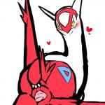 blush female feral genitals heart_symbol pussy simple_background smile solo spread_pussy spreading wakasumire nintendo pokemon generation_3_pokemon latias legendary_pokemon pokemon_(species) 1:1