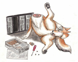 4_fingers animal_genitalia animal_vulva autocunnilingus blood blush bodily_fluids canine_genitalia canine_vulva cunnilingus detachable detachable_head detached_oral digitigrade exposed_muscle feet female feral fingers genitals gore gore_focus headless hindpaw holding_head holding_own_head intersex intersex/female licking masturbation neck_stump neck_stump_(on_body) oral oral_masturbation paws self_lick sex solo stump_with_muscle tongue upside_down_vulva vaginal vaginal_masturbation vulva meowmere ashley_(smirkyguy) canid canine canis coyote mammal absurd_res hi_res lol_comments story story_in_description traditional_media_(artwork)