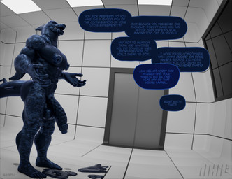 after_transformation angry anthro blue_body camo_body detailed_background gesture latex liquid_latex logo male nipples offscreen_character one_way_mirror puffy_nipples sex_doll_holes solo test_chamber text thought_bubble thoughts codename_nihil petruz_(modeler) hammerhead_(petruz) aquatic fish living_sex_doll shark 2025 3d_(artwork) artist_logo blender_(artwork) blender_cycles_(artwork) digital_media_(artwork) english_text hi_res signature story_at_source watermark
