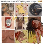 ambiguous_gender blood bodily_fluids breasts cigarette cigarette_butt corpse faceless_character faceless_female female food gore group guts humor intestines ketchup mold_(fungus) mutilation nude organs text vomit vomiting vich canid canine canis domestic_dog human mammal absurd_res english_text hi_res meme