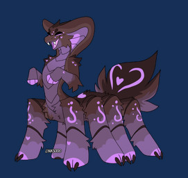8_legs arthropod_abdomen big_abdomen big_tail brown_body brown_claws brown_fur claws countershading eyes_closed fangs feet fingerless_(marking) fluffy fluffy_fur fluffy_tail fur fur_markings gradient_fur happy heart_(marking) heart_tail idle_animation limp_wrist male markings multicolored_body open_mouth open_smile paws purple_body purple_countershading purple_fingers purple_fur purple_markings purple_mouth purple_scales purple_toes scales segmented_legs simple_background smile snake_hood solo spider_legs standing swaying tail teeth toe_claws toeless_(marking) transparent_background two_tone_body lynx3000 arachnid arachnid_taur arthropod arthropod_taur cobra furred_scalie furred_snake hybrid reptile scalie snake spider spider_taur taur 2023 2d_animation alpha_channel animated motion_tweening watermark